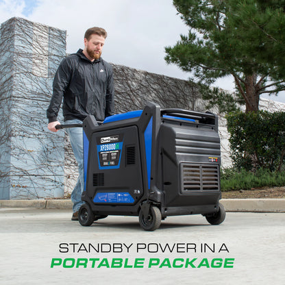 DuroMax 28,000 Watt V-Twin Dual Fuel Portable Digital Inverter Generator