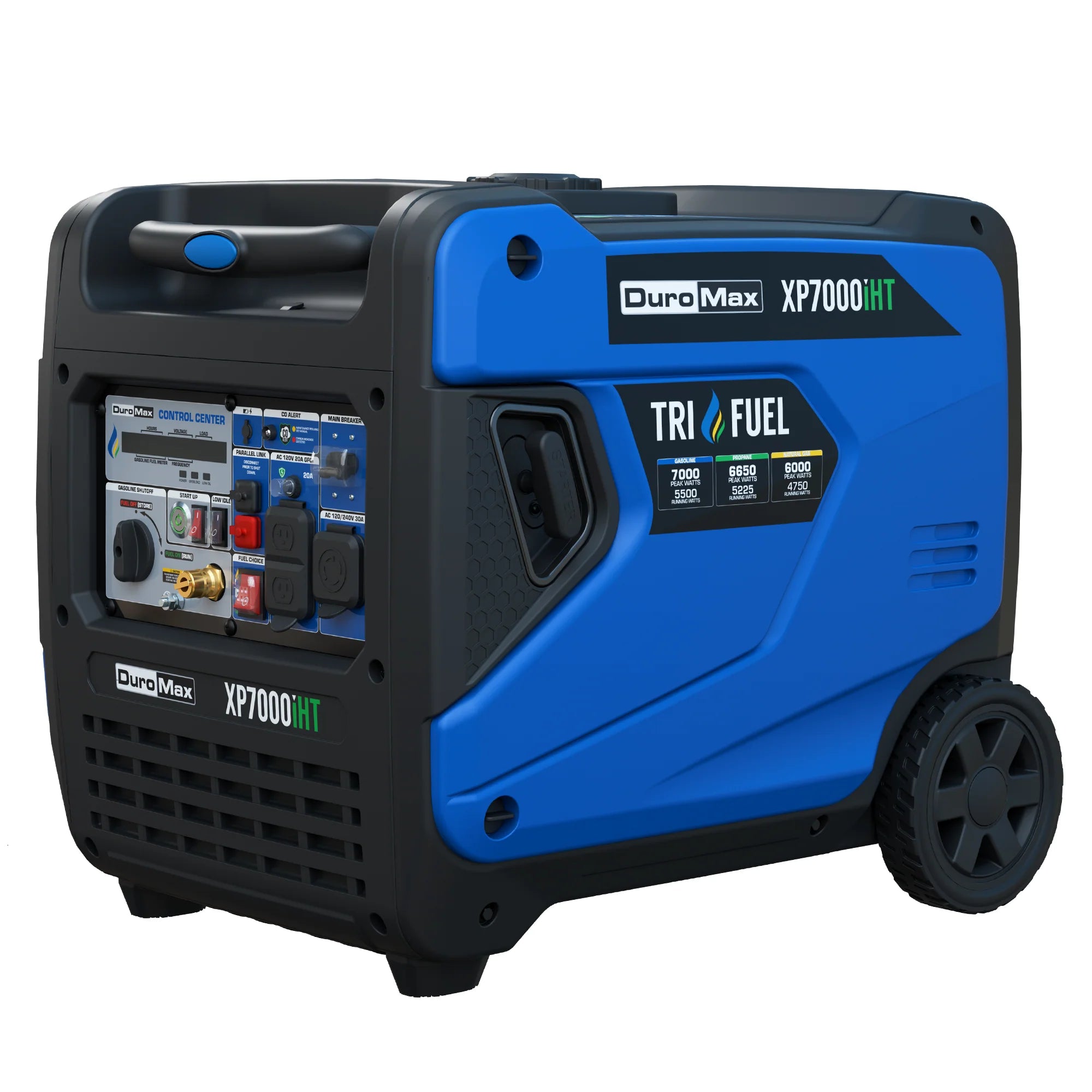 DuroMax  7,000 Watt Portable Tri Fuel Inverter Generator w/ CO Alert