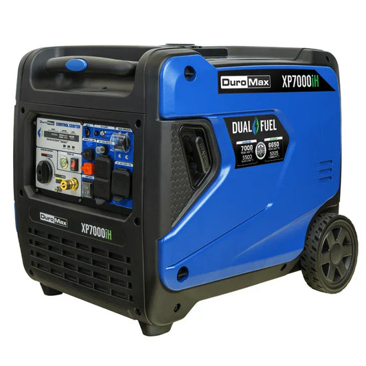 Aurora Generators DuroMax XP7000iHT 7,000 Watt Portable iHT Dual Fuel Inverter Generator w/ CO Alert - PowerGen USA - XP7000iHT