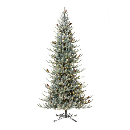 Park Hill Collection Tree Lot 9' Park Hill Slim Line Blue Spruce LED Lights - XPQ82166