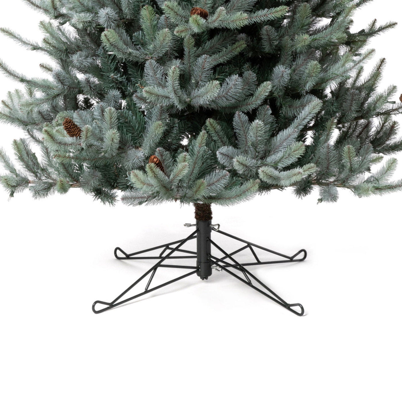 Park Hill Collection Tree Lot 9' Park Hill Slim Line Blue Spruce LED Lights - XPQ82166