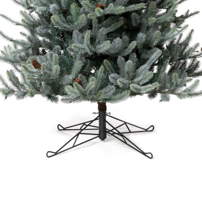 Park Hill Collection Tree Lot 9' Park Hill Slim Line Blue Spruce LED Lights - XPQ82166