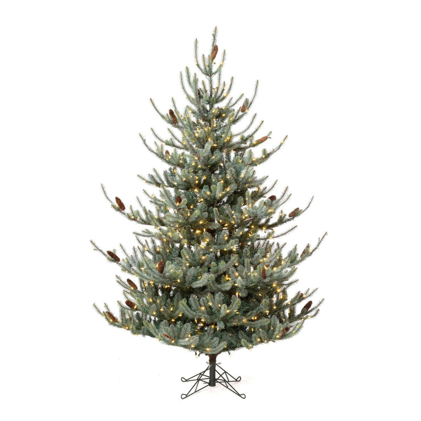 Park Hill Collection Tree Lot 7.5' Park Hill Blue Spruce LED Lights - XPQ82168