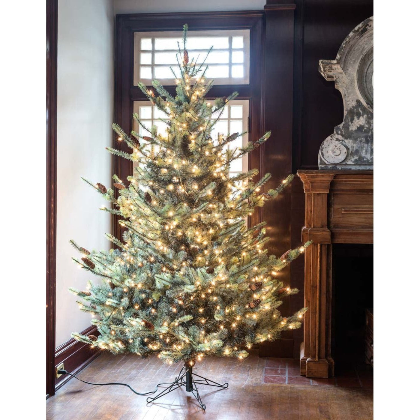 Park Hill Collection Tree Lot 7.5' Park Hill Blue Spruce LED Lights - XPQ82168