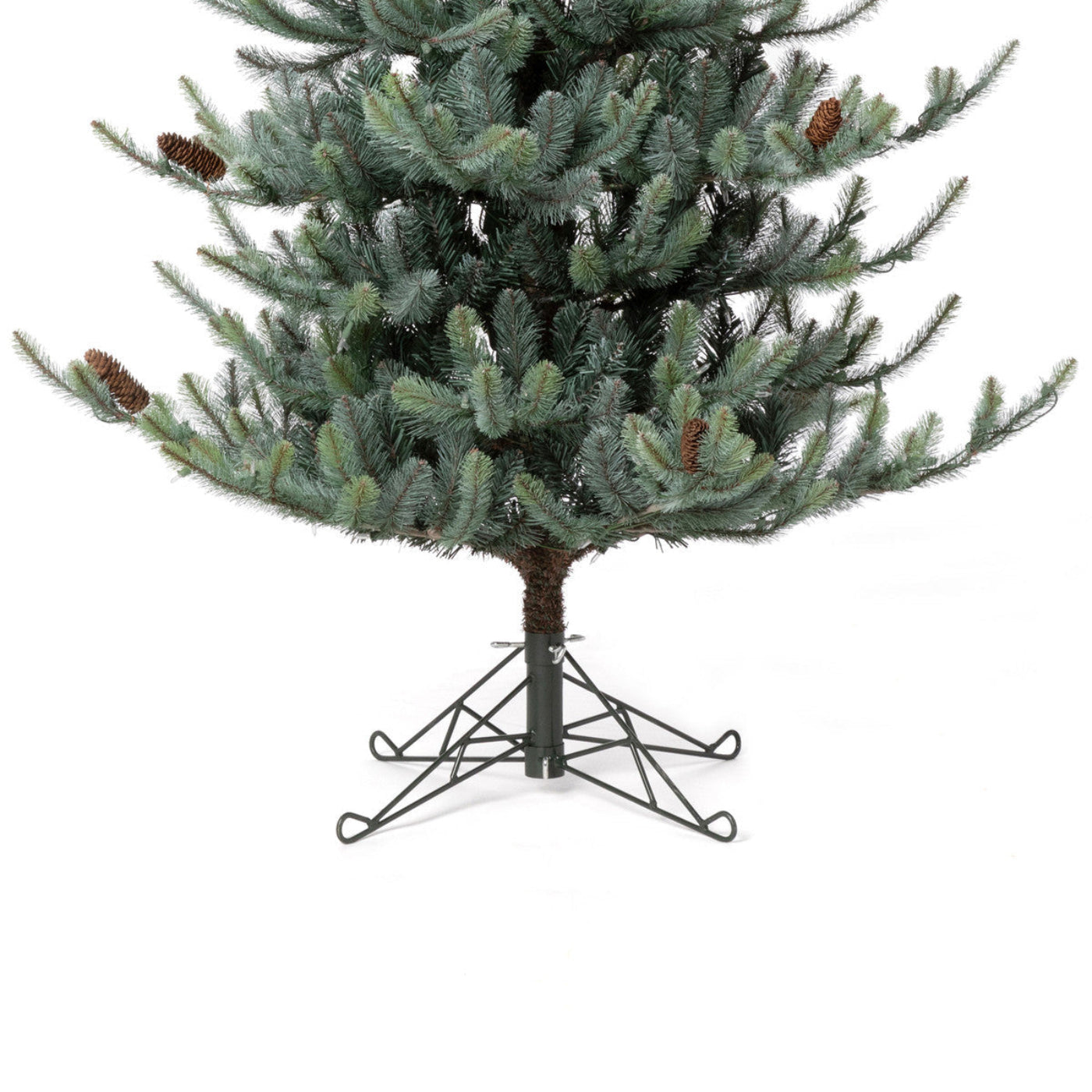 Park Hill Collection Tree Lot 7.5' Park Hill Slim Line Blue Spruce LED Lights - XPQ82170