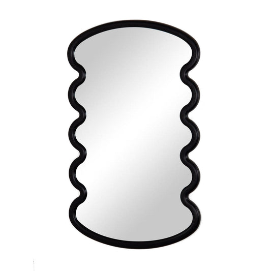 Union Home Swirl Large Mirror - Charcoal -  BDM00182