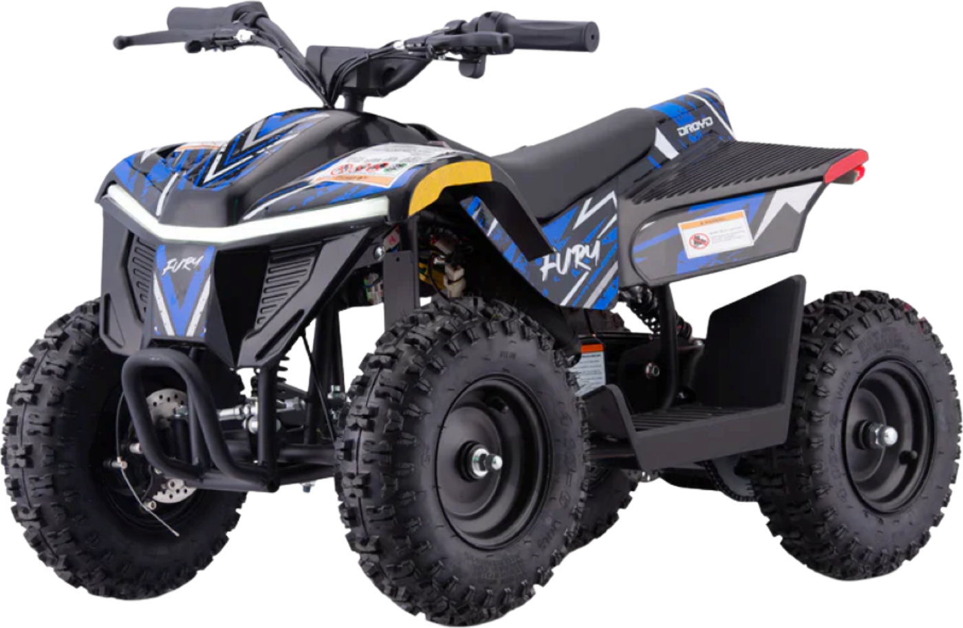 Droyd Fury ATV for Kids Electric 36V 8Ah Lithium Ion 500W Brushless 10 Miles 15 MPH New - XW-A01-GRO