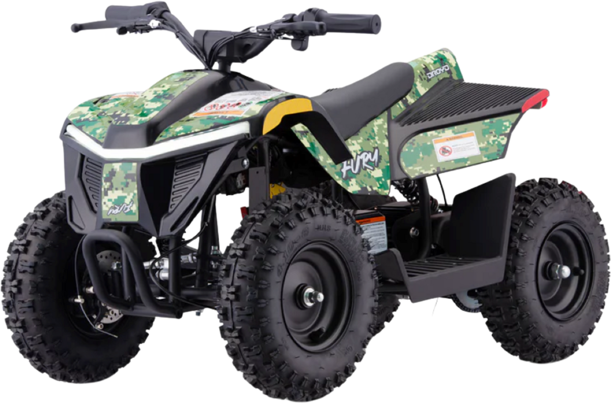 Droyd Fury ATV for Kids Electric 36V 8Ah Lithium Ion 500W Brushless 10 Miles 15 MPH New - XW-A01-GRO