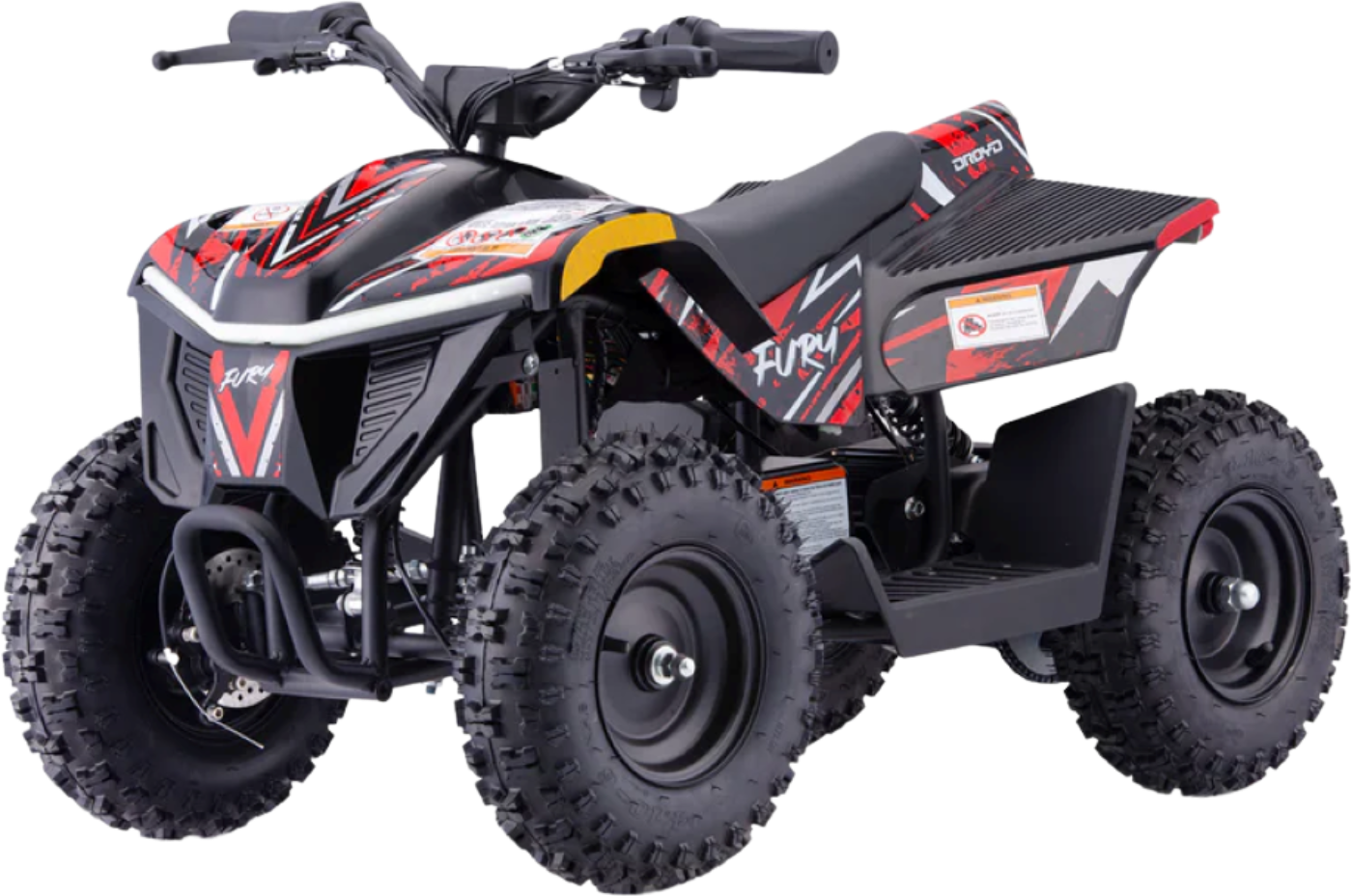 Droyd Fury ATV for Kids Electric 36V 8Ah Lithium Ion 500W Brushless 10 Miles 15 MPH New - XW-A01-GRO