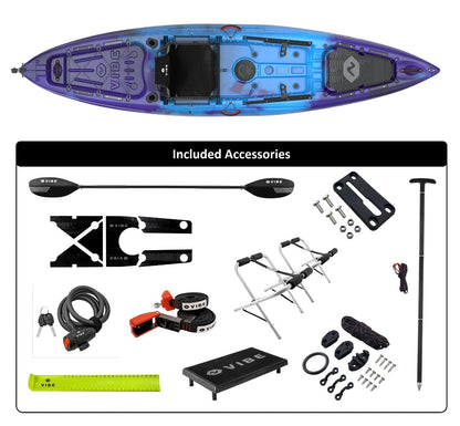 Vibe Kayak Yellowfin 120 - Angler's Complete Bundle (Memorial Day)