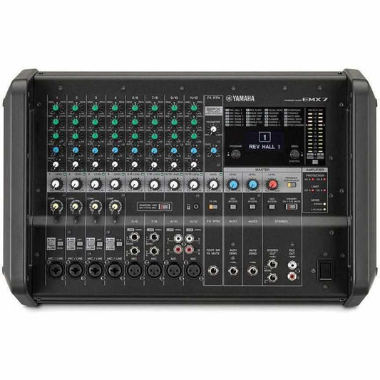 Yamaha EMX7 710 Watt Stereo Powered Mixer - EMX7