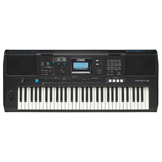 Yamaha PSR-E473 Portable Keyboard With 61 Touch Sensitive Keys - PSRE473