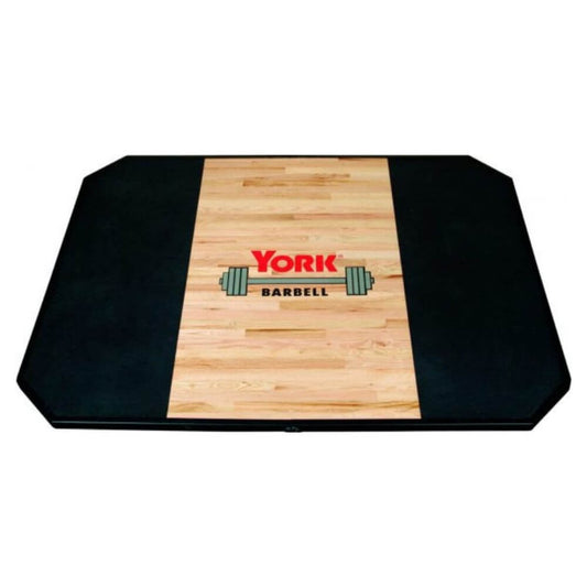 York Barbell STS Free Standing Solid Red Oak Platform 54230