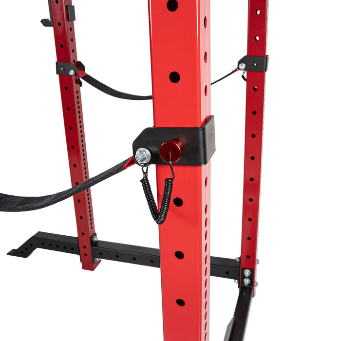 Signature Fitness SF-3 1,500 Pound Capacity 3” x 3” Power Cage Squat Rack, Includes J-Hooks and Safety Straps, Other Optional Accessories - SF-PC1