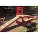 Puppy Scapes Double Ramp w/ Paw Print - PS-DRWPP