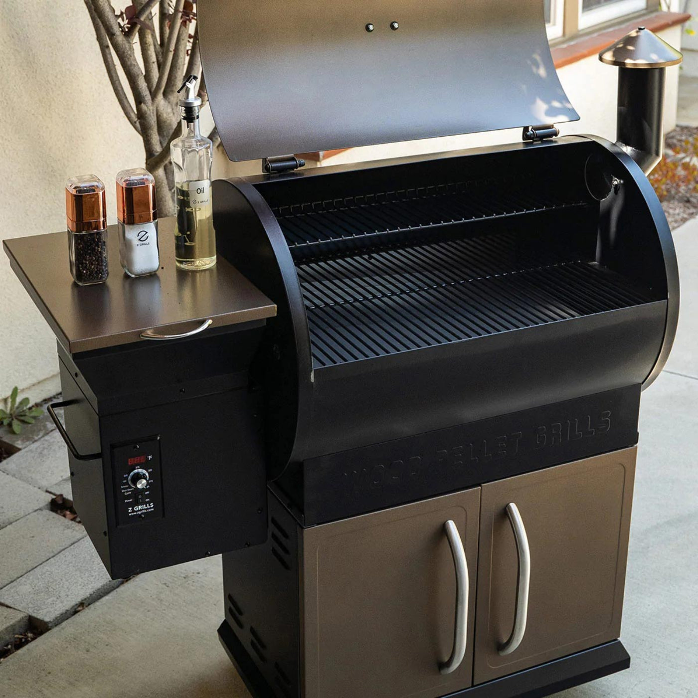 Z Grills Wood Pellet Grill &Smoker& Rain Cover Included) - ZPG-700D