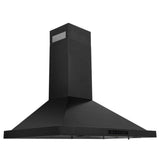 ZLINE Appliance Package 36 in. Gas Range, 36 in. Range Hood - Black Stainless, 2KP-RGBRH36