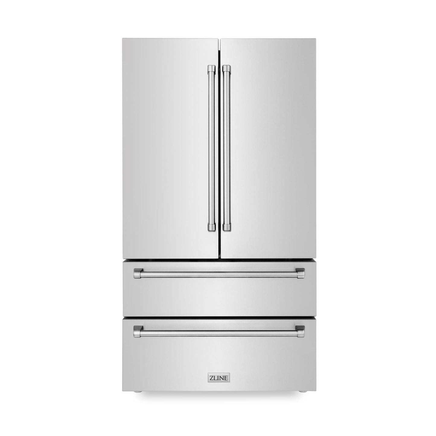 ZLINE Appliance Package - 48 in. Dual Fuel Range, Range Hood, Microwave Drawer, 3 Rack Dishwasher, Refrigerator, 5KPR-RARH48-MWDWV