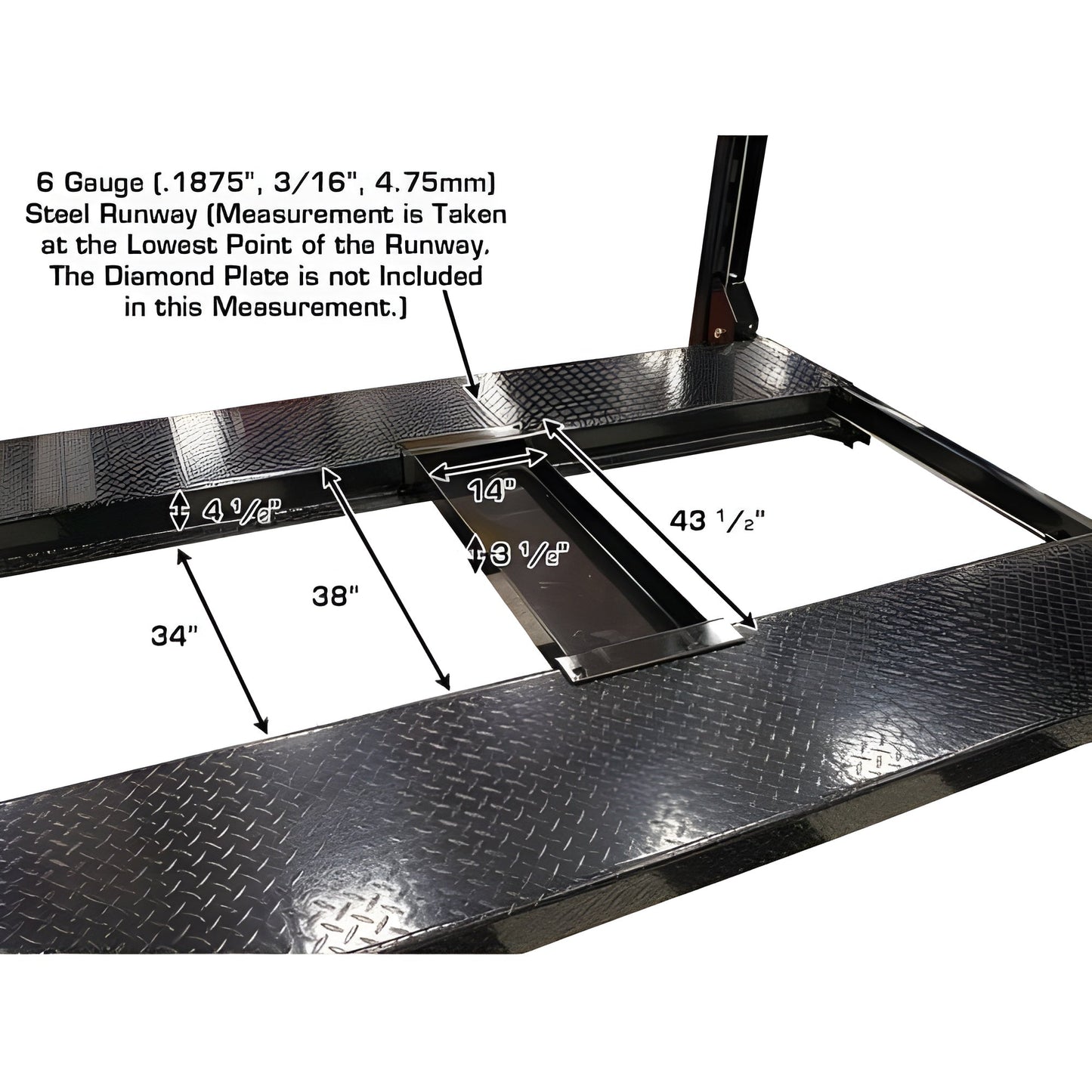 Atlas Garage PRO8000EXT-L 8,000 lb Extra Tall/Extra Long 4-Post Lift - ATEXH-PRO8000EXT-L-FPD