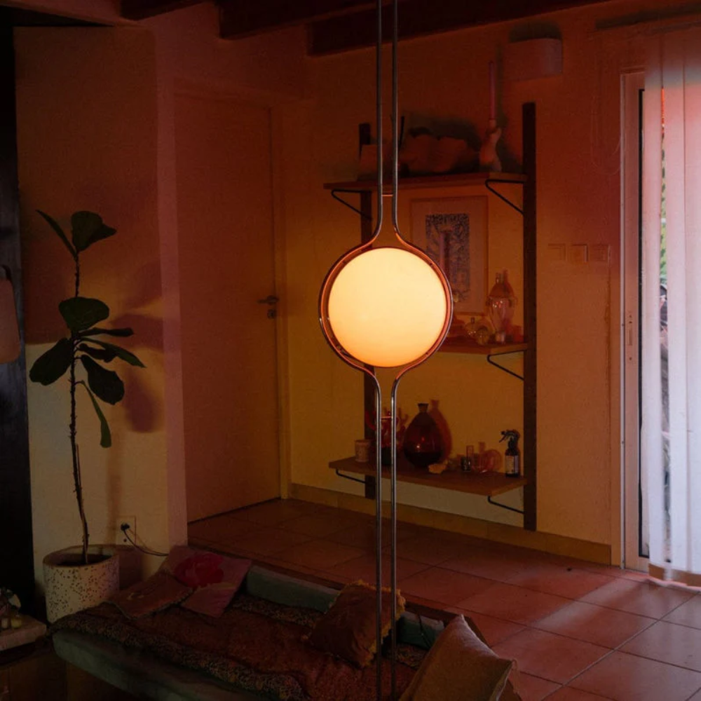 Zuru Floor To Ceiling Lamp in home 