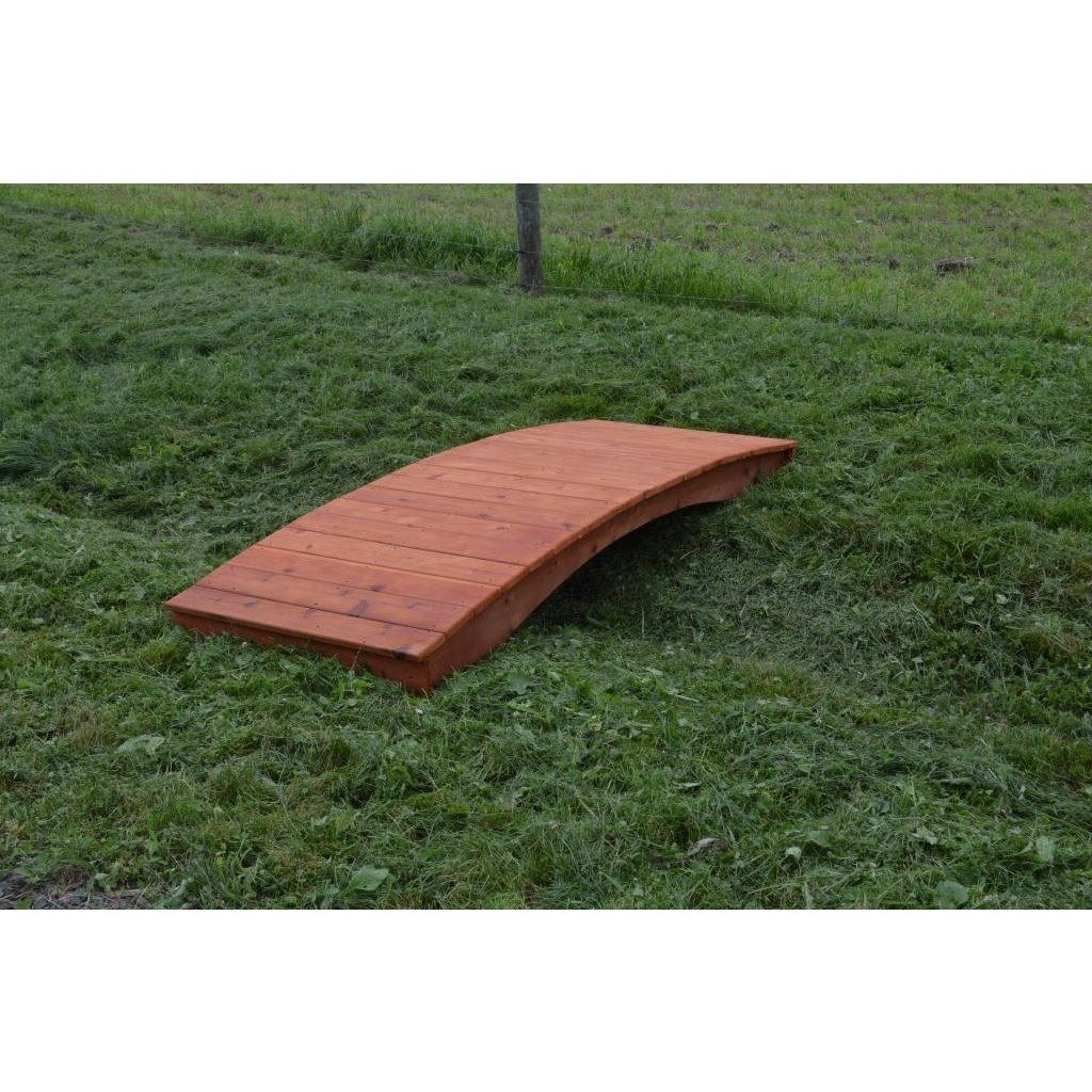 A & L Furniture Plank Garden Cedar Bridge - 3004C-UNF