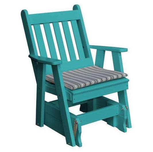 A & L Furniture Poly Traditional English Gliding Chair