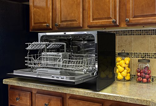 Ivation Portable Dishwasher With 6 Place Setting - IVADWCTBK