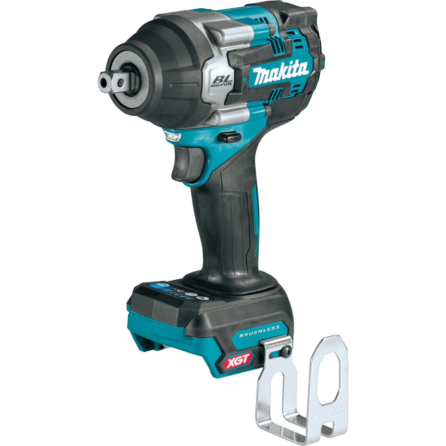 Makita 40V Max XGT Brushless Cordless 4‑Speed Mid‑Torque 1/2" Sq. Drive Impact Wrench w/ Detent Anvil (Bare Tool) - GWT08Z