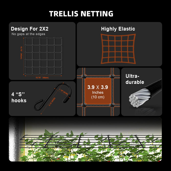 Spider Farmer 2024 Upgrade 2’x4’ Complete Grow Tent Kit丨SF2000 301H EVO Full Spectrum LED Grow Light丨6” Clip Fan丨4” Ventilation System with Temperature and Humidity Controller