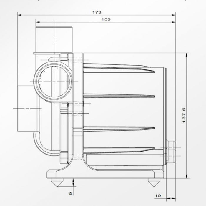 Abyzz A200 IPU-10M US 3,800GPH DC Pump - VA-A200IPU-3