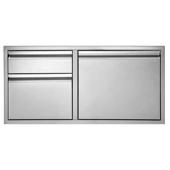 Twin Eagles 42-Inch Stainless Steel Access Door & Double Drawer Combo - TEDD422-B