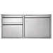 Twin Eagles 42-Inch Stainless Steel Access Door & Double Drawer Combo - TEDD422-B