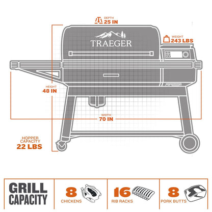 Traeger Ironwood XL Pellet Grill - TFB93RLG