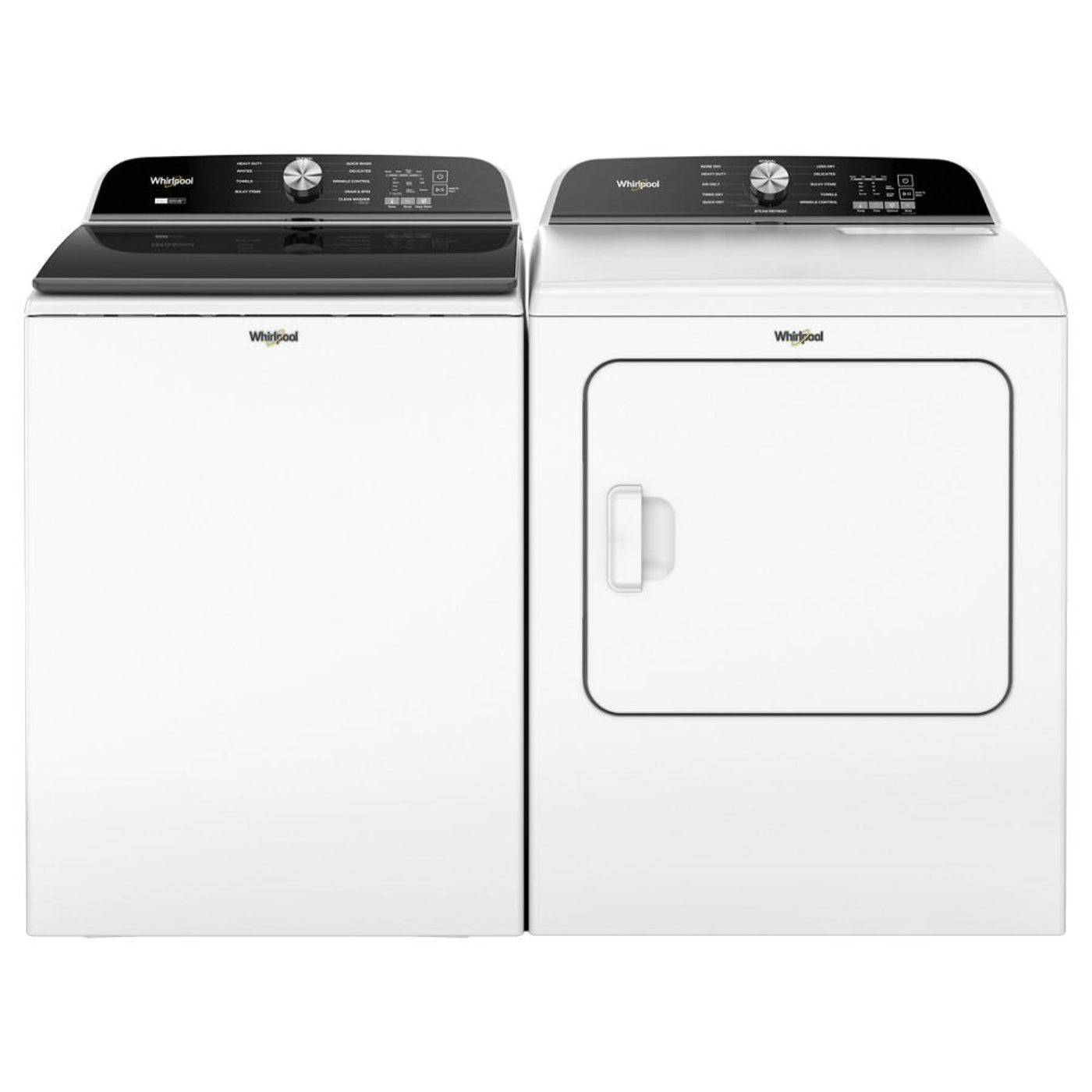 WHIRLPOOL WTW6157PW 5.2-5.3 Cu. Ft. Whirlpool® Top Load Washer with Removable Agitator - WTW6157PW-KT