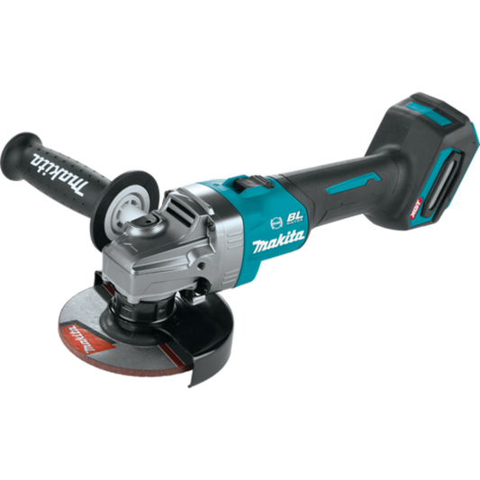 Makita 40 Max XGT Brushless Lithium-Ion 9 in. Cordless Paddle Switch Angle Grinder with Electric Brake and AWS (Bare Tool)