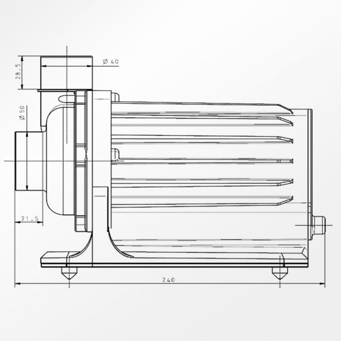 Abyzz A400-10M 4,800 GPH Controllable DC Pump - VA-A400-10