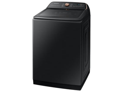 SAMSUNG 5.5 CF SMART TL WASHER W AUTO DISPENSE SYSTEM AND SUPER SPEED - WA55A7700AV-KT