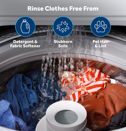 GE APPLIANCES GTW485ASWWB GE(R) 4.5 cu. ft. Capacity Washer with Stainless Steel&#x00A0;Basket, Cold&#x00A0;Plus and Wash Boost&#x200B; - GTW485ASWWB-KT
