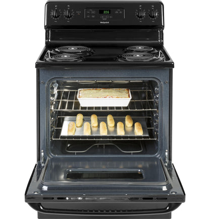 HOTPOINT 30" Free-Standing Standard Clean Electric Range - RBS360DMBB-KT