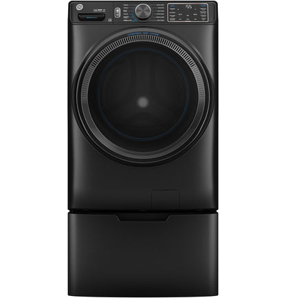GE 5.0 cu. ft. Smart Front Load Washer, SmartDispense, UltraFresh Vent, OdorBlock, Sanitize + Allergen – GFW655SPVDS-KT