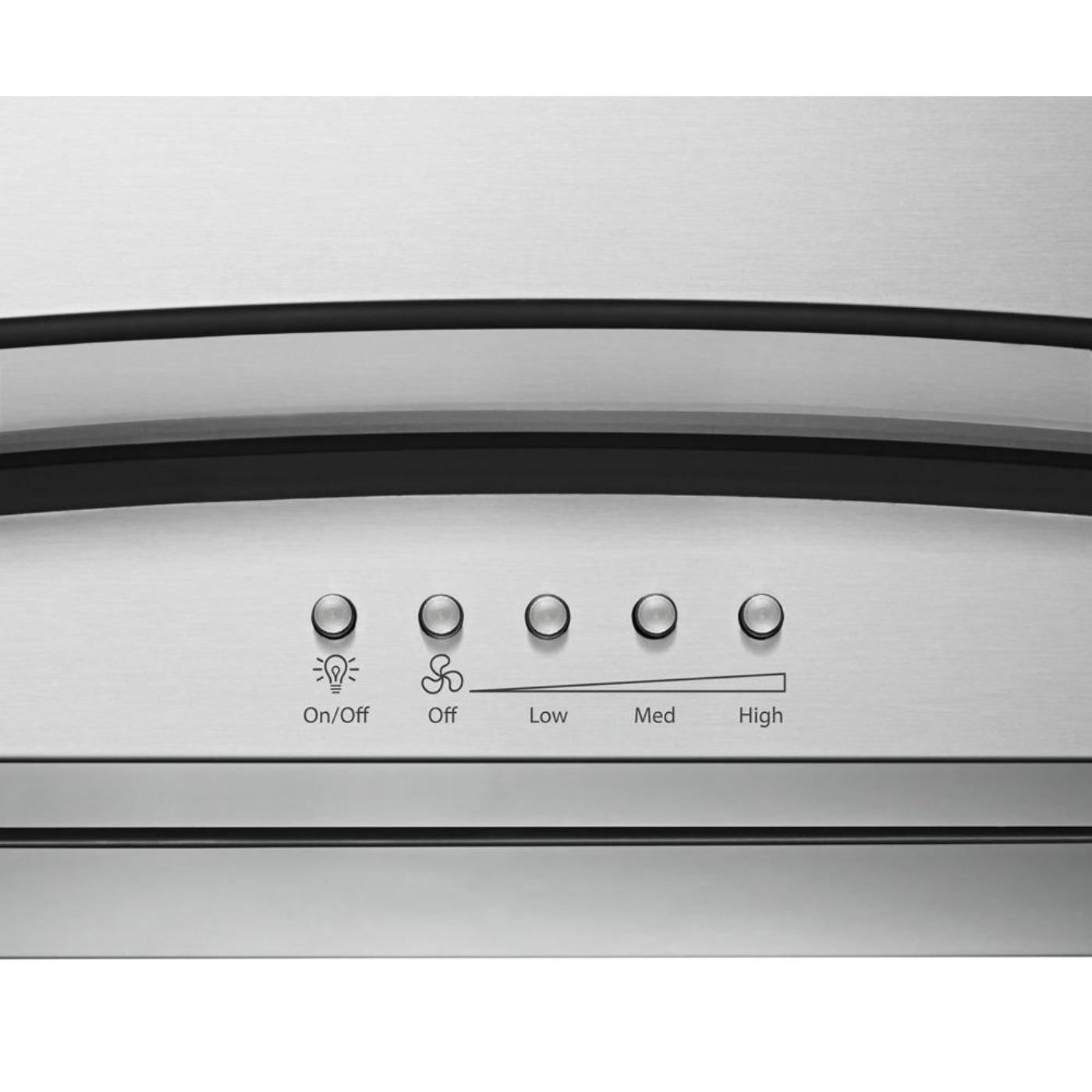 WHIRLPOOL WVW75UC0DS 30" Modern Glass Wall Mount Range Hood - WVW75UC0DS-KT