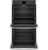 GE APPLIANCES JTD3000SNSS GE® 30" Smart Built-In Self-Clean Double Wall Oven with Never-Scrub Racks - JTD3000SNSS-KT