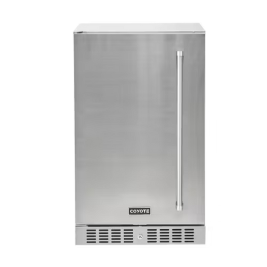 Coyote 21" Built-In Refrigerator with Left Hinge - C121R-S-L