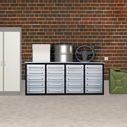 Chery Industrial Heavy Duty Garage Workbench Cabinet with 20 Drawers - WW000208