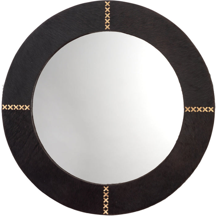 Jamie Young Round Cross Stitch Mirror - D. 6CROS-LGES