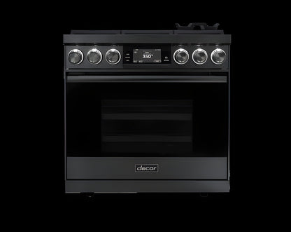 DACOR 36" Range, Graphite Stainless Steel, Liquid Propane - DOP36M86DPM-KT