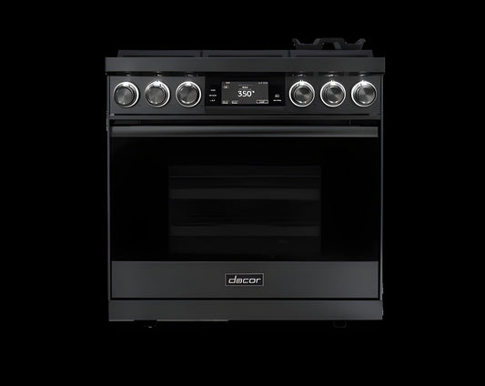 DACOR 36" Range, Graphite Stainless Steel, Liquid Propane - DOP36M86DPM-KT