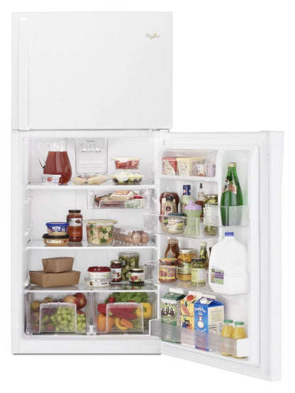 WHIRLPOOL 30-inch Wide Top Freezer Refrigerator - 19 cu. ft. - WRT549SZDW-KT