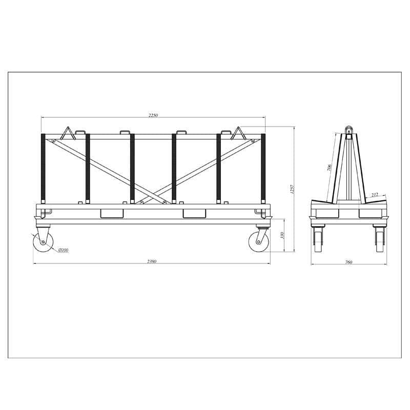 Aardwolf Demountable A Frame 2350PC