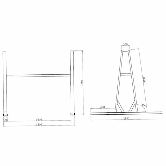 Aardwolf Stone A Frame - SAF02-S